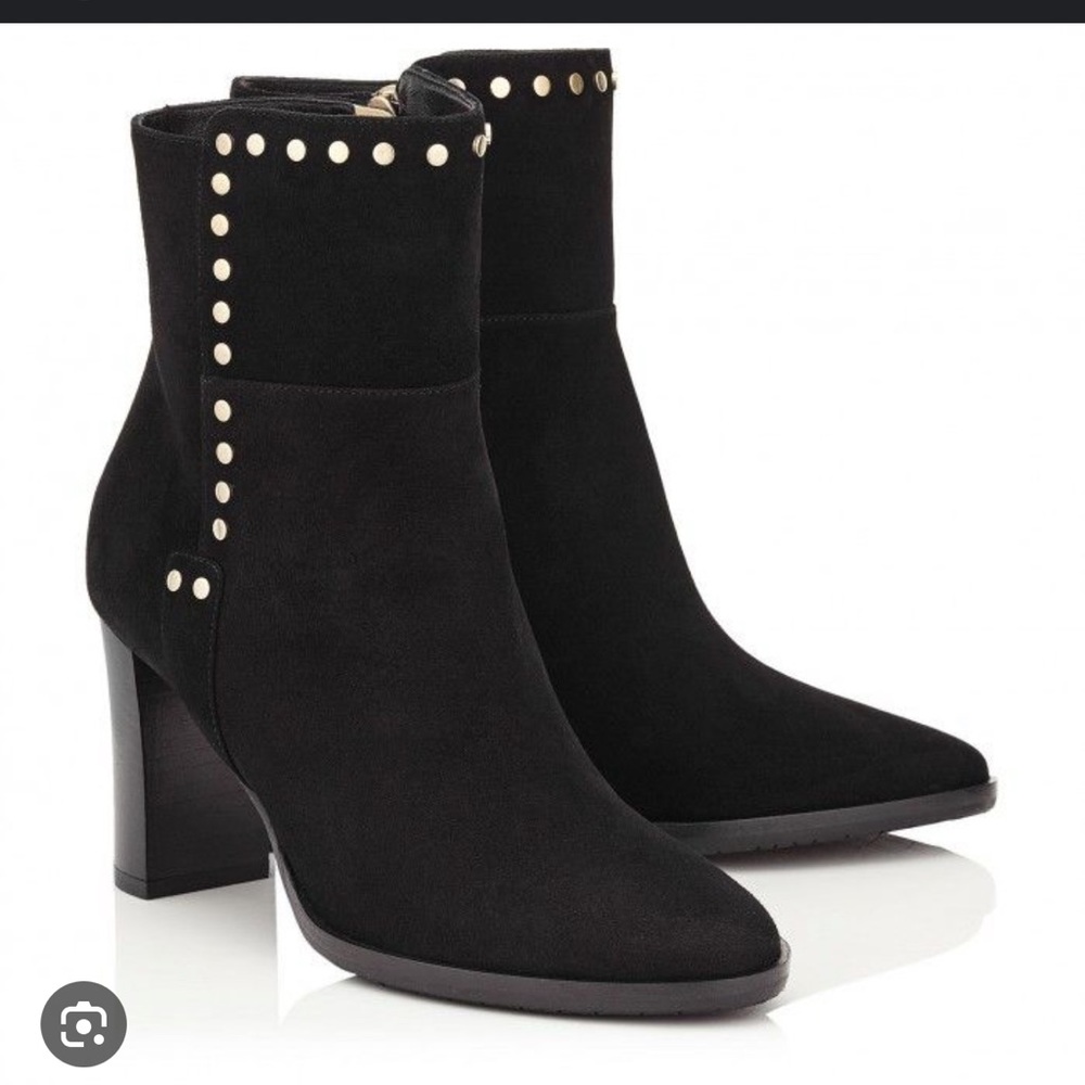 Jimmy Choo Harlow Suede Leather Boot Size 41.5